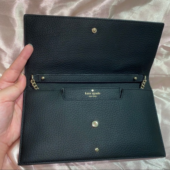 Black Kate Spade clutch - Picture 2 of 3